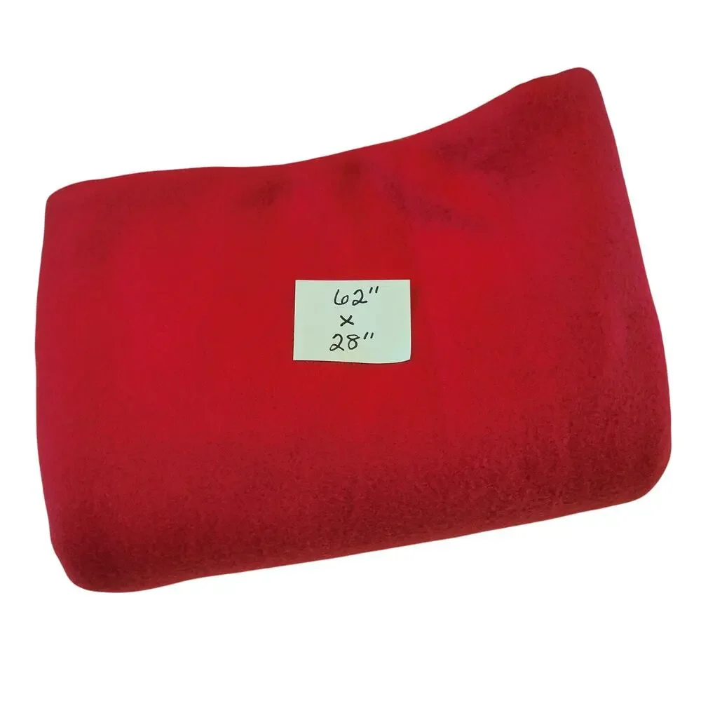 Red Fleece Fabric 62 x 28